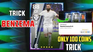 Trick To Get 99 Rated K. Benzema In Real Madrid Club Pack | eFootball 2023 Mobile