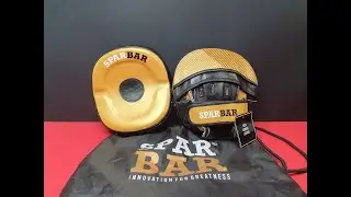 SPARBAR&reg; SB1 FOCUS PADS - GOLD & BLACK Review-Обзор боксерских лап SPARBAR аналог rival rpm100.