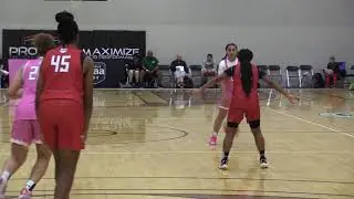 WV Thunder Kymora Johnson with the 3Ball at the Buzzer