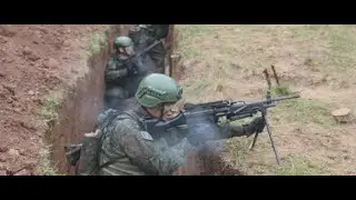 Ushtria e Kosoves FSK meson taktikat e Luftes Ukraines, Ushtrime si ne Lufte e Beteja neper Istikame