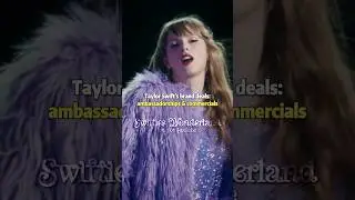 Taylor Swift's brand deals: Ambassadorships & Commercials | #taylorswift #shorts