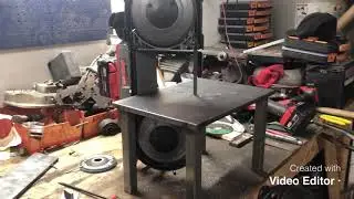 Milwaukee bandsaw table