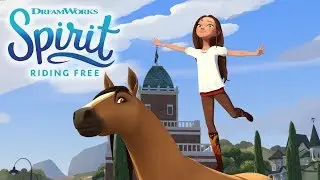 There's a New Trick Rider in Town | SPIRIT RIDING FREE | Netflix