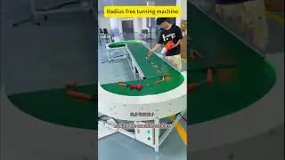 Radius free turning machine #machine #linkconveyors #factory