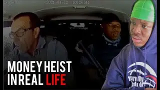 Failed Cash-In-Transit Heist Because Driver Has Balls Of Steel (REACTION)