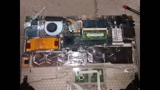 Toshiba Portege Z830 disassembly keyboard replacement, cooler fan clean, wymiana, jak rozłożyć