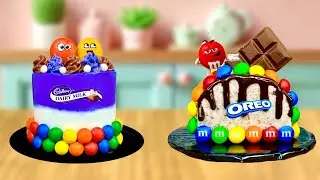 Best Of Mini Cakes in Mini Kitchen | 1000+ Satisfying Chocolate Rainbow Cakes with M&Ms