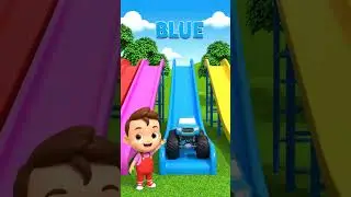 Learn Pink Color 💗 | Cute Toddler & Pink Monster Truck | 3D Educational Video