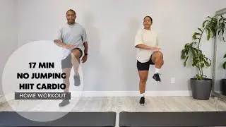 No jumping HIIT cardio workout (no equipment) 🔥