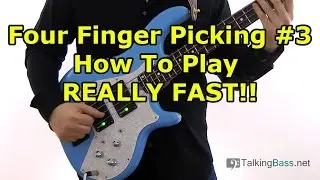 Four Finger Picking For Bass Guitar