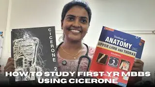 How to study first yr MBBS using CICERONE @druniqueMBBS