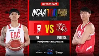 EAC vs San Beda (Men&rsquo;s Basketball) | NCAA Season 100 - Replay