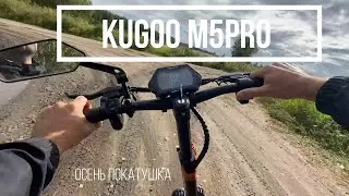Самокат Kugoo m5 pro 2024 electric scooter Ride быстрый самокат (1200w) Осень