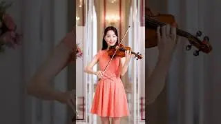 Focused Violin Performance Inside an Indoor Music Room
