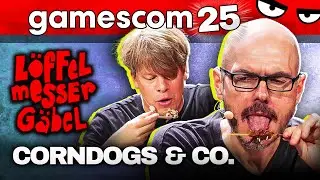 Von Corndog bis K&auml;sestulle - Wie schmeckt die GAMESCOM2025? | L&ouml;ffel MESSE G&auml;bel