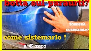 Si puo sistemare una botta su un paraurti in plastica? Torner&agrave; guardabile? Su Lancia Y