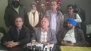 Press Conference addressed by  Jammu and Kashmir Transporter's Welfare Association