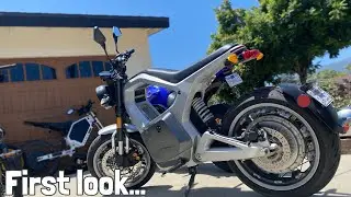 85mph (Sondors  electric motorcycle) First 👀