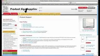 Using Product Sign Supplies.com