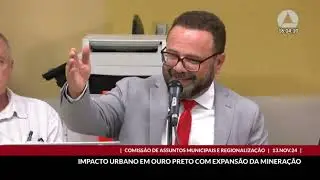 Audiência Pública na ALMG contra mineração na Comunidade de Botafogo em Ouro Preto, MG: DEVASTAÇÃO!