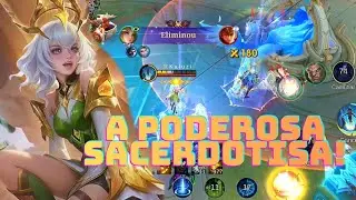 NOVA SKIN GR&Aacute;TIS CAVALEIRA ESMERALDA DA EDITH! EDITH GAMEPLAY | Mobile Legends 