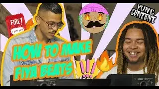How To Make A Fiya Beats 🔥 w/ @BenniBravo21 & @WhoisMunchy | YungContent