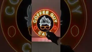 Zanvis Neon | Coffee Neon Sign #shorts