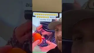 Poor girl! Puts finger in orange but thinks it&rsquo;s dogs butt! #funny #prank #sad #mean #dog #heroic