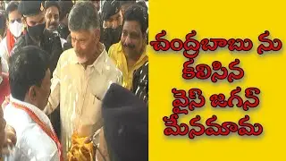 YS Jagan Uncle Ravindranath reddy Meet Chandrababu naidu | s media