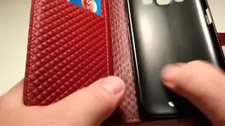 Посылка из КИТАЯ № 30 обзор распаковка чехол для Samsung Galaxy Win i8550 i8552 Leather Case