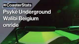 Psyk&eacute; Underground onride  - Walibi Belgium [4K 60FPS]