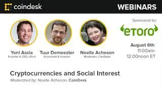 Cryptoassets and Social Signals - Webinar by CoinDesk