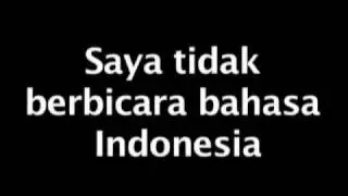Indonesian 101 - Common Words & Phrases - Level Two