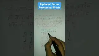 Alphabet series reasoning tricks | Alphabet shorts |#shorts