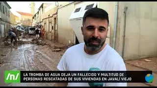 26/09/2022 Un fallecido y multitud de rescates en viviendas de Javalí Viejo