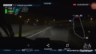 Le MANS 24h ** Porsche 919 HYBRID // on borad night ** Dumas