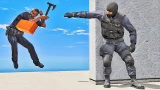 GTA 5 Ragdolls Compilation | Insane Brick Knockbacks (Euphoria Physics) Episode 10