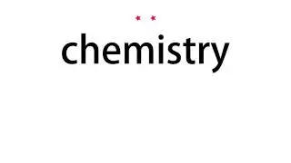 How to pronounce chemistry - Vocab Today