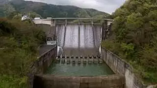 【FLYSIGHT】　徳島県夏子ダム。 空撮