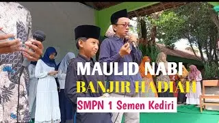 BANJIR HADIAH QUIS DI MAULID NABI SMPN 1 SEMEN KEDIRI @pakhadiguru #osis #smp #smpn1semen #maulid
