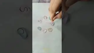 water drop letter matching.S C.(request video)#water#paper#shorts#yt