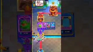evolution skeleton army + evolution baby dragon #clashroyale