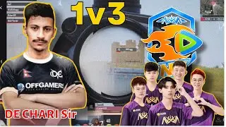 DE Chari SIR 1v3 NOVA ESPORTS 🇨🇳 - PMGC Scrims