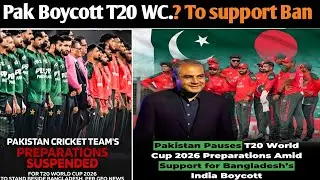 🚨 T20 World Cup 2026 Crisis | Bangladesh Refuses to Play in India | Will Pakistan Boycott Too? 