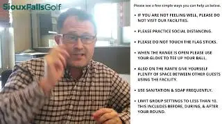 Sioux Falls Golf Opening Elmwood & Prairie Green Golf Courses for the  2020 Season