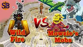 Wild Fire (Outvoted) vs Mowzie's mobs | Minecraft Mob Battle
