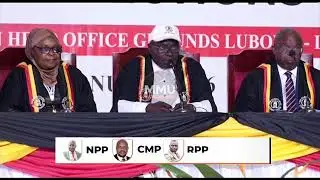 Museveni takes the lead with 61.7%, while Bobi Wine stands at 33.6% so far.