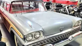 1959 Ford Classic Car County Squire Roush Automotive Collection Livonia Michigan