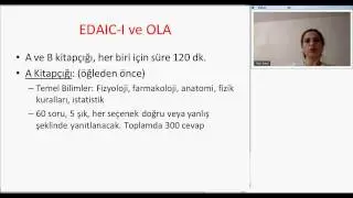 EDAIC VE OLA SINAVLARINA HAZIRLIK