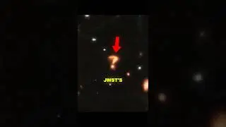The Mysterious Cosmic Question Mark Spotted by JWST🧐||#shorts #space #mystery